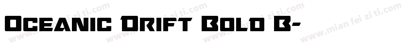 Oceanic Drift Bold B字体转换
